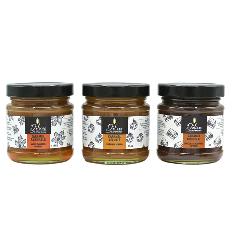 Trio of mini caramels Traditional