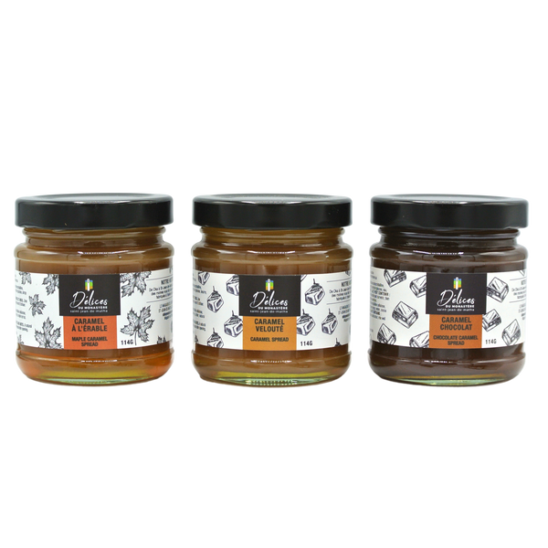 Trio of mini caramels Traditional