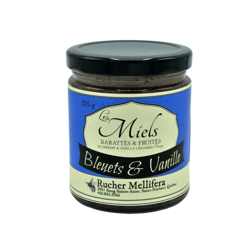 Blueberry and vanilla honey Rucher Mellifera 325g