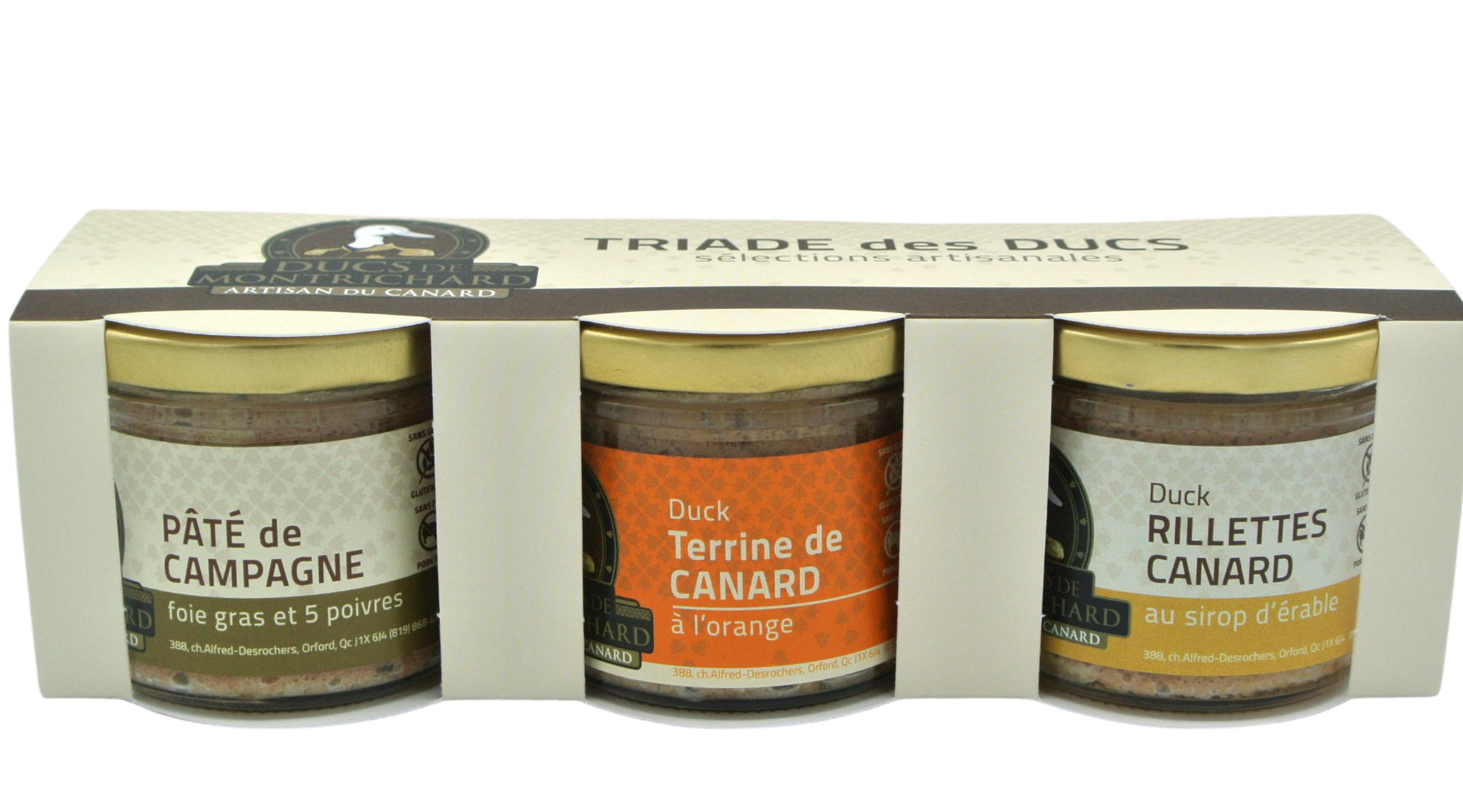 Trio #2 Ducs de Montrichard Érable/Nature/5 Poivres