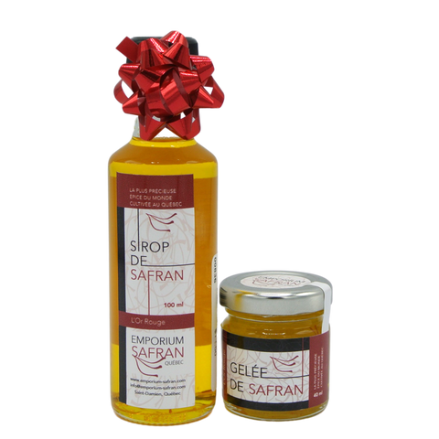 Saffron Syrup and Jelly Duo