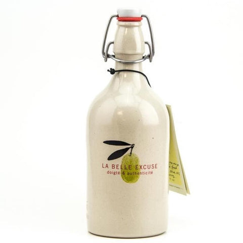 Ceramic oiler and green olive oil 500 ml