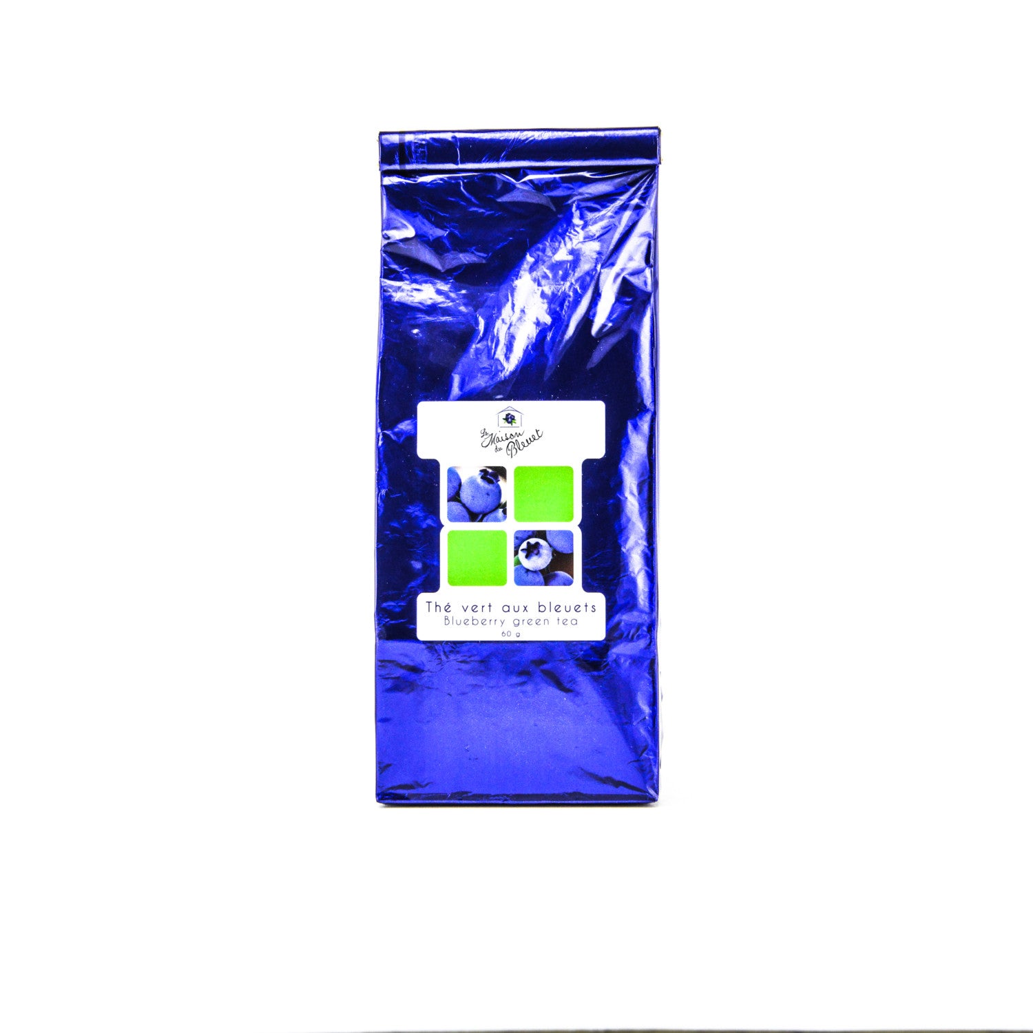 Blueberry Green Tea by Maison du Bleuet (60 g)