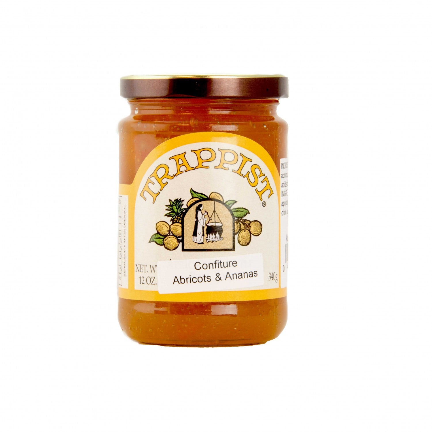 Trappist Apricot and Pineapple Jam 340 g