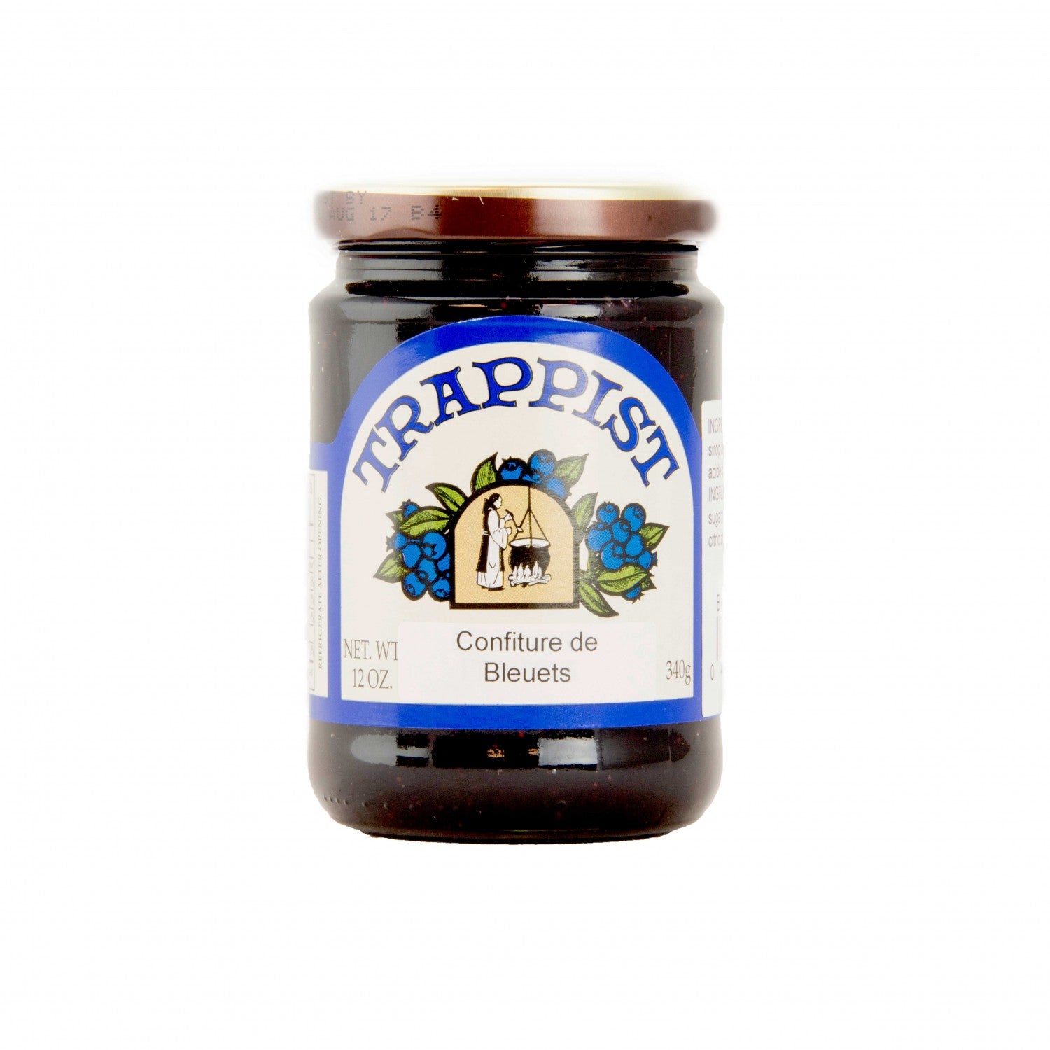 Trappist Blueberry Jam 340 g