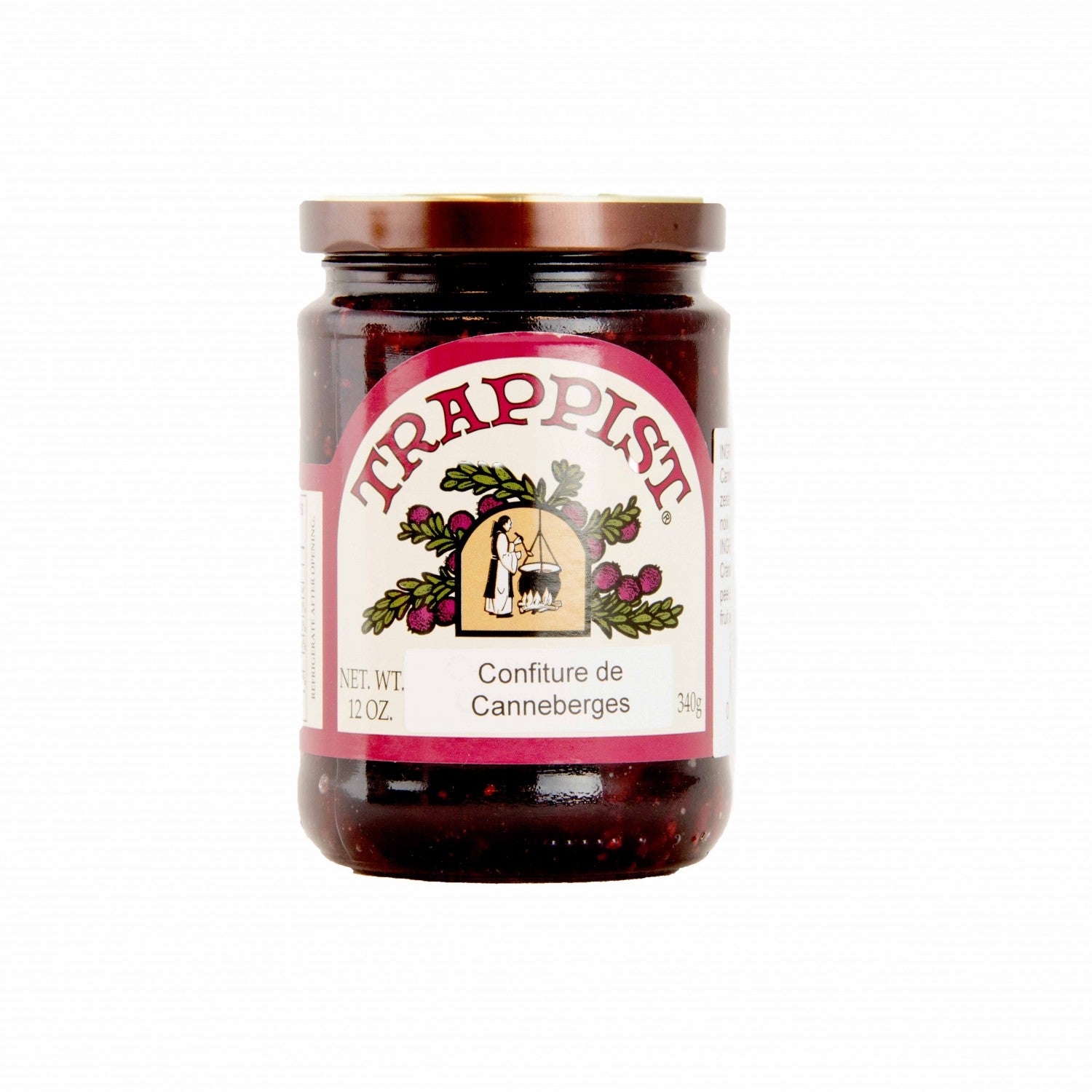Trappist Cranberry Jam 340 g