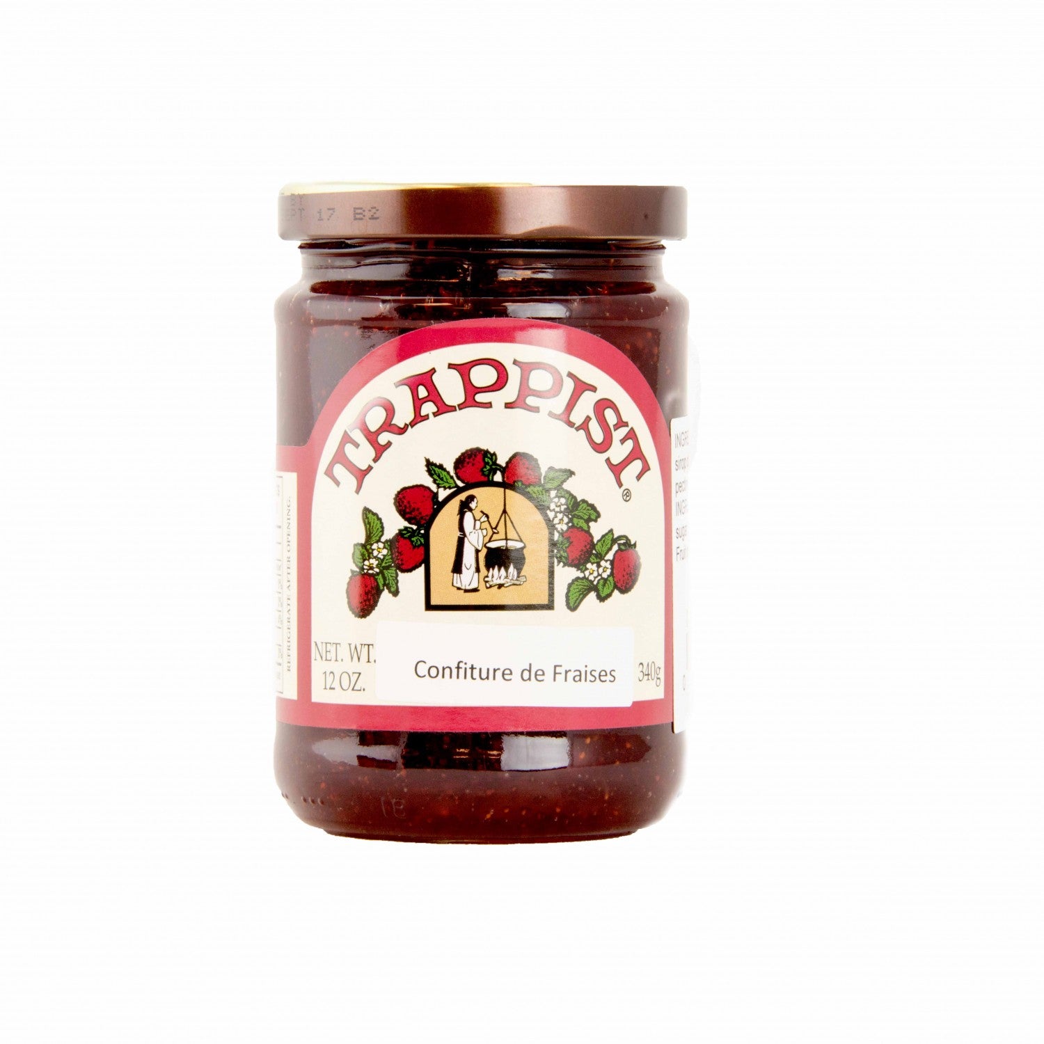 Trappist Strawberry Jam 340 g