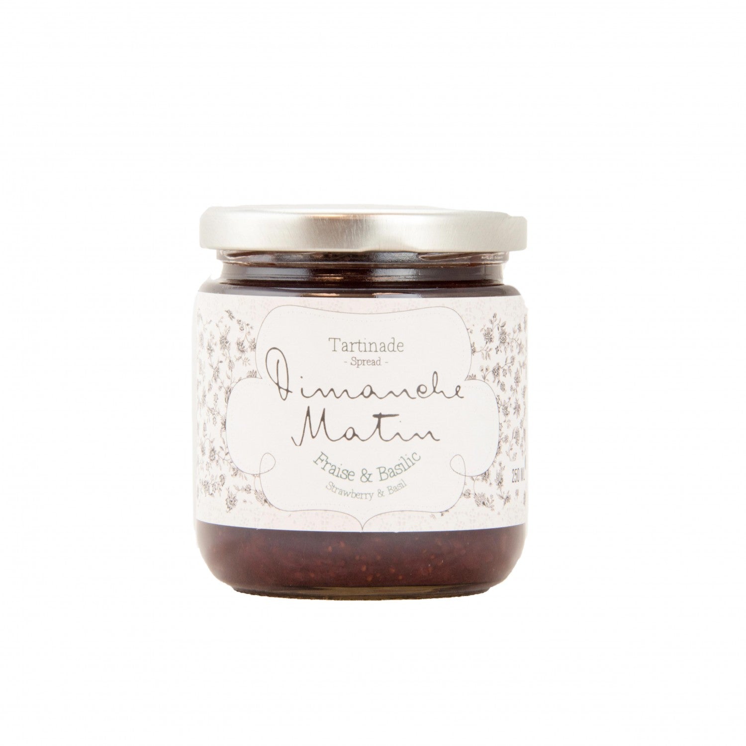 Strawberry and basil spread Sunday Morning 250 ml