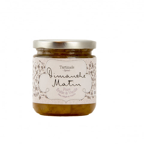 Pear, maple and vanilla spread 250 ml