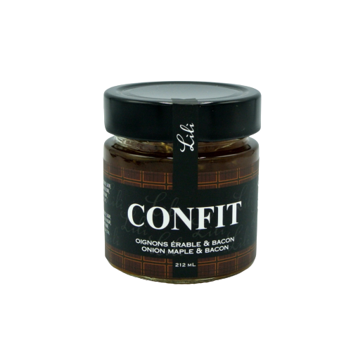 Confit d'oignons érable et bacon Lili Gourmet